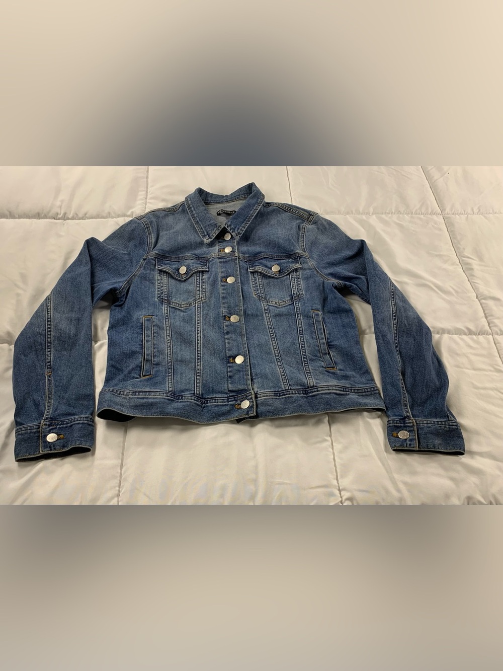 Preloved J. Crew MERCANTILE jean jacket size L